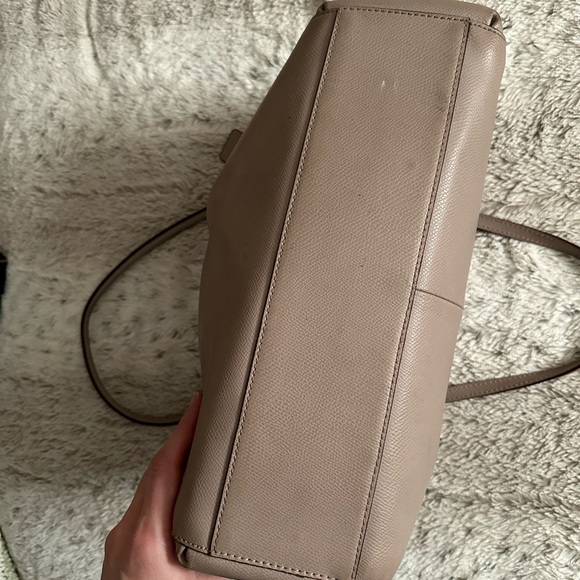 Purple/Taupe Coach Purse - Picture 5 of 6